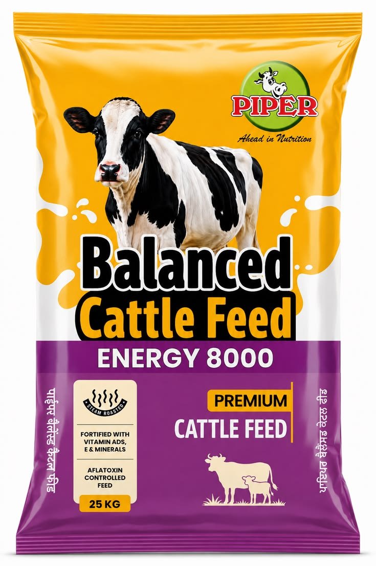 Piper Balanced Cattle Feed - Energy 8000